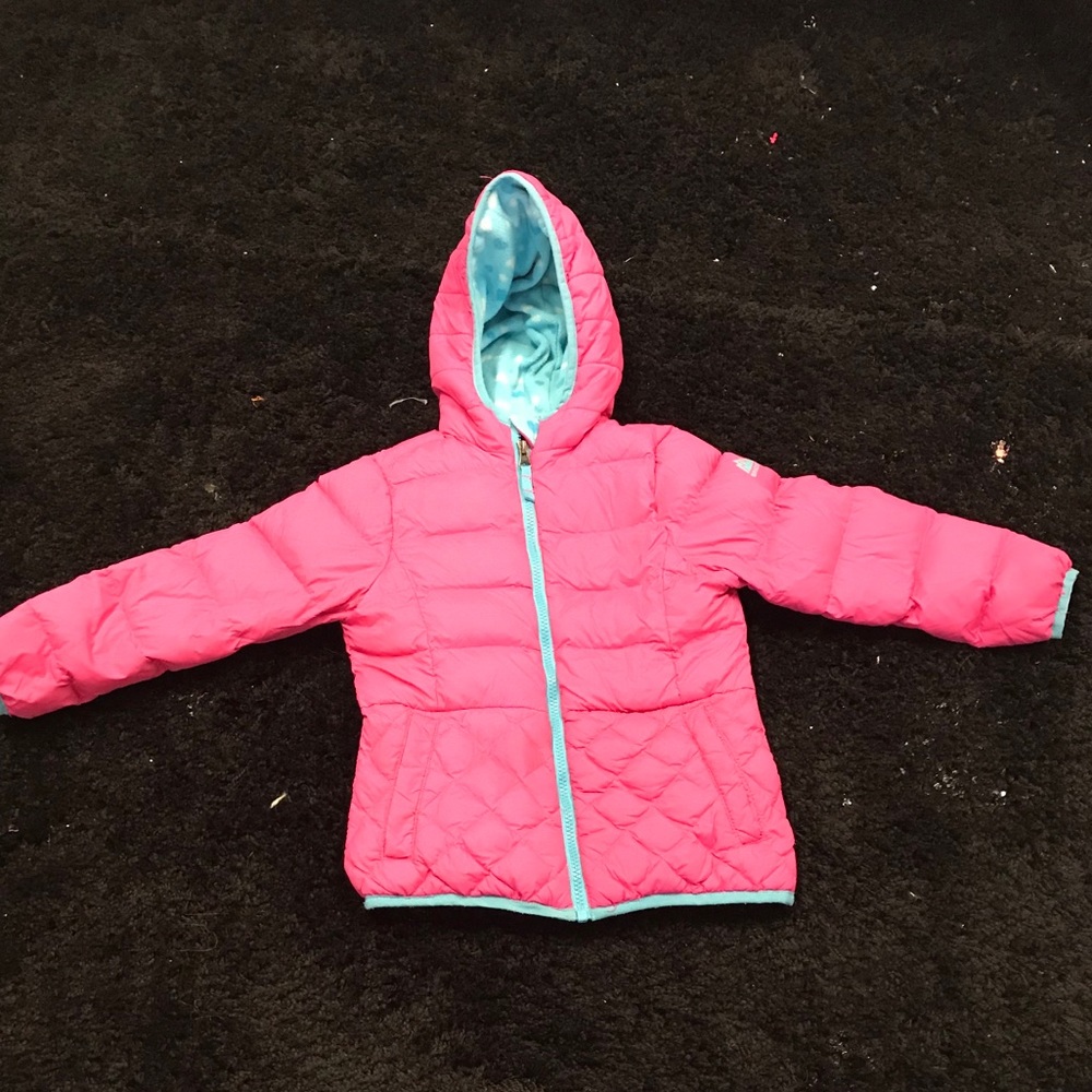 Snozu Size 5 Pink and Teal Fall to Winter Coat